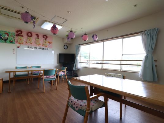 ひろびろとした共有スペース