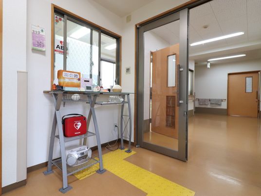 廊下の安全対策設備