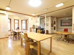 明るい共有スペース