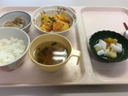 食事の配膳例
