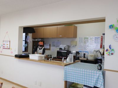 キッチン作業風景