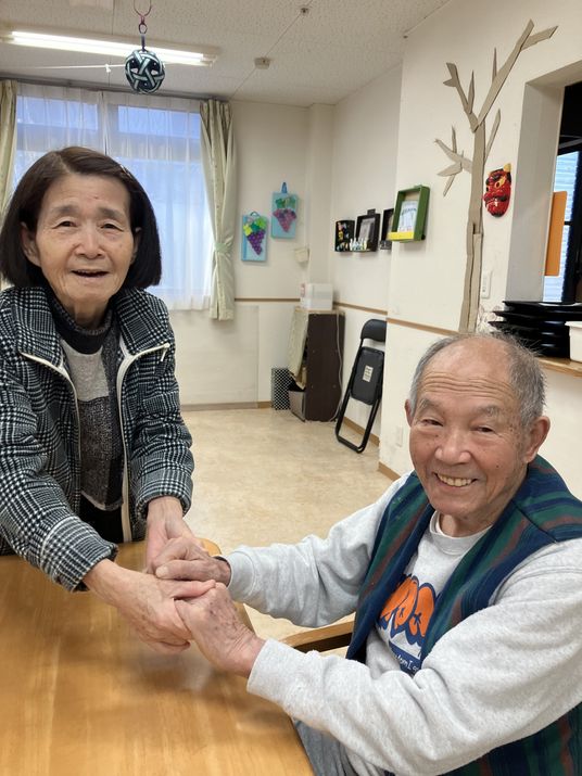 笑顔の人々がいる場所