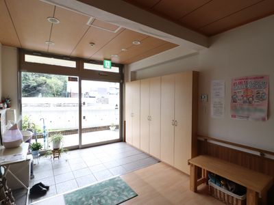 和風のエントランス空間
