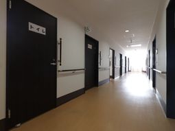 清潔な廊下の一角