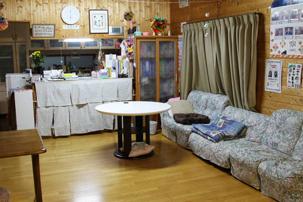 温もりのあるスタッフルーム