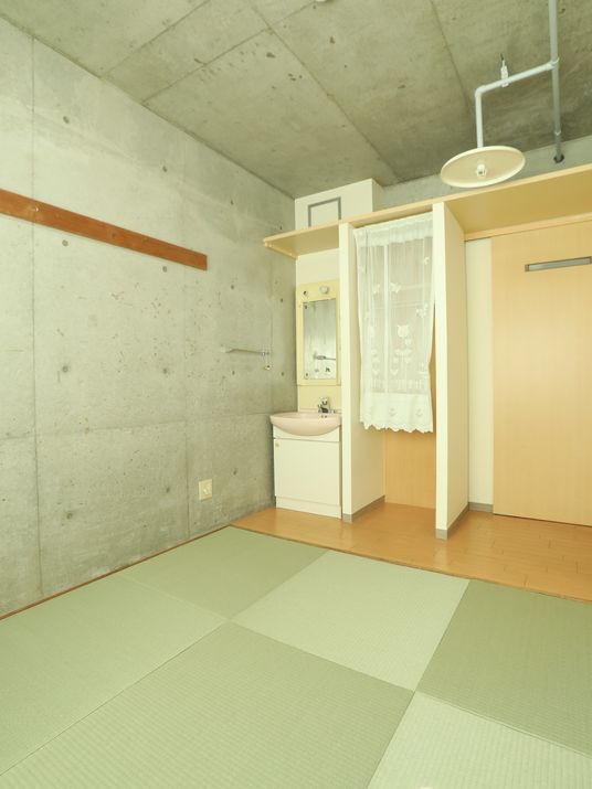 和室の上からの景色