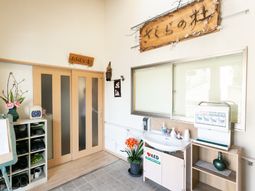 入口に飾り付けられたロビー