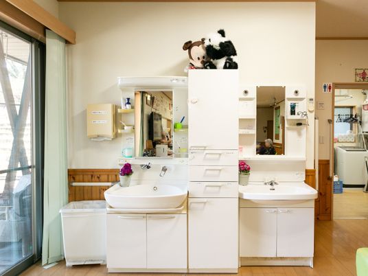 居心地の良い洗面台