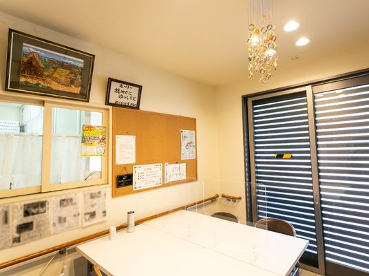 掲示物のある部屋