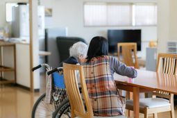 温かい雰囲気のリビング