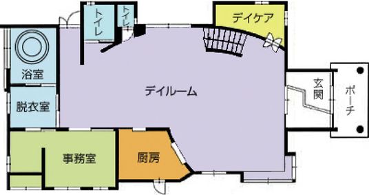 明るいデイルーム