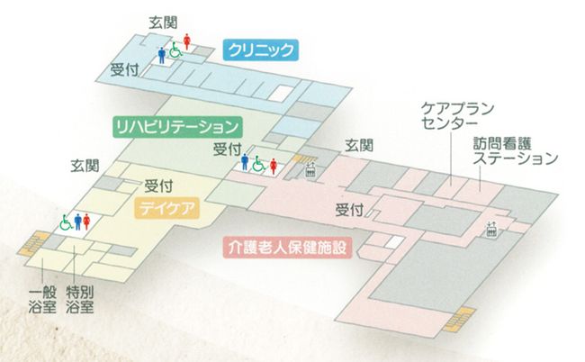 施設の間取り図