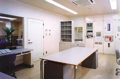設備が整った室内