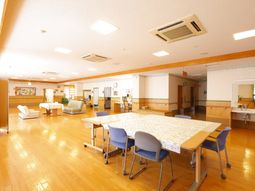 明るい共有スペース