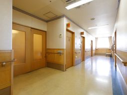 明るい廊下の様子