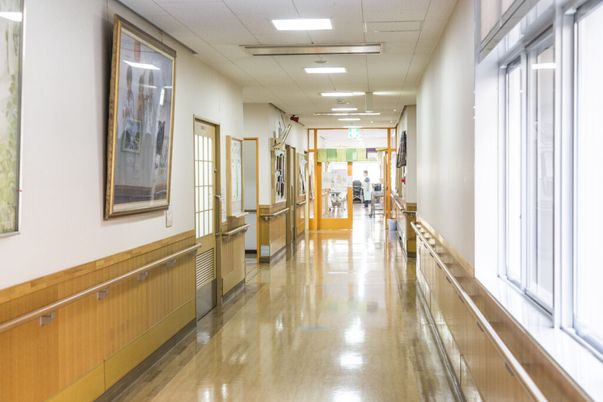 車椅子でも快適な廊下