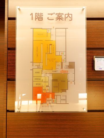 施設の案内図