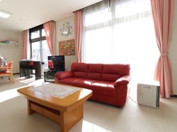 リビングの温かい日差し