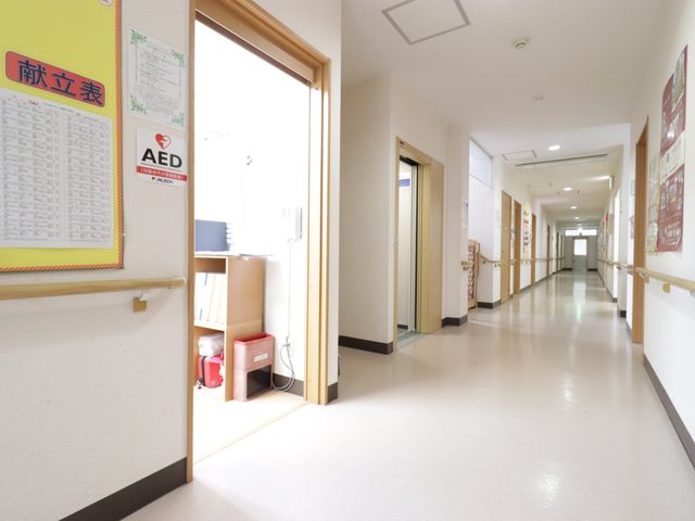 廊下のクリアビュー