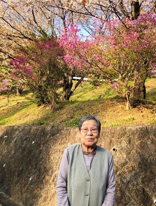 お花見スポットでの利用者