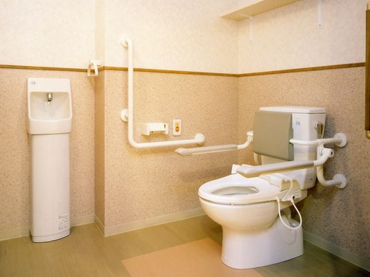 快適な設備のトイレ