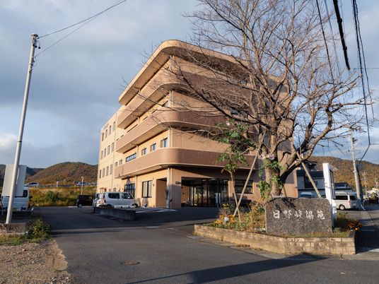 特徴的な建物の外観