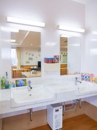 明るい洗面エリア