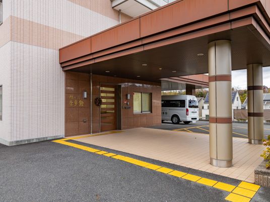車椅子対応のエントランス