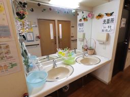 清潔感のある洗面台