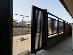 開放的な外の景色