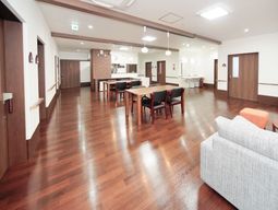 明るい共有スペース