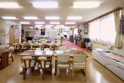 明るい共有スペース