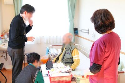 居室での交流