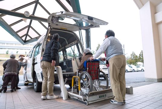 送迎車の乗降