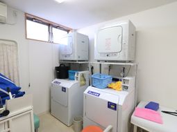 洗濯設備が揃った部屋