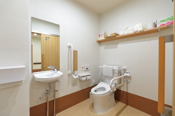 清潔なトイレ設備