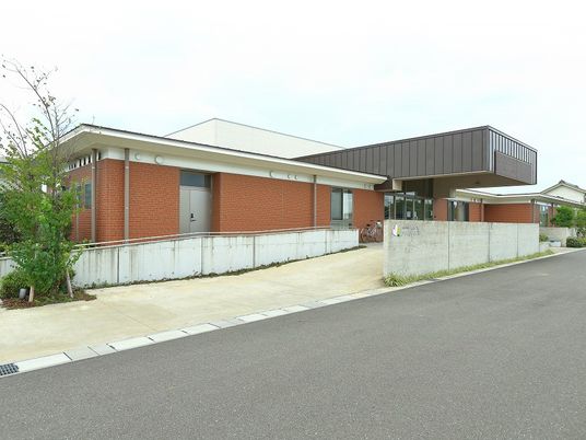 赤レンガの外観  