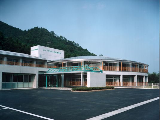 緑豊かな外観