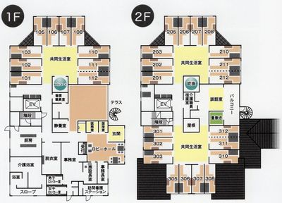施設の見取り図
