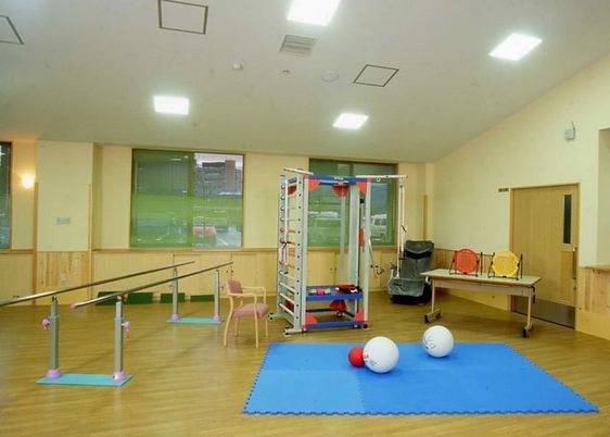 明るい機能訓練室
