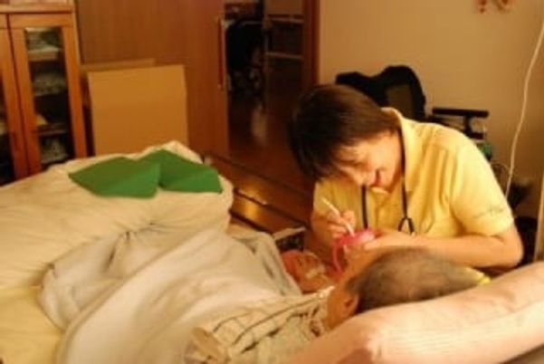 看護師の優しいケア