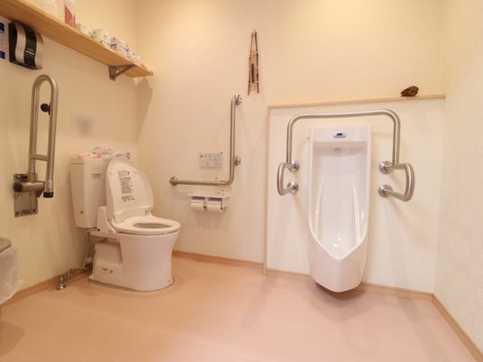 バリアフリーのトイレ設備