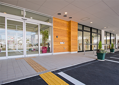 入口前エントランス