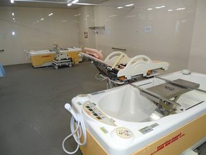 清潔な浴室エリア