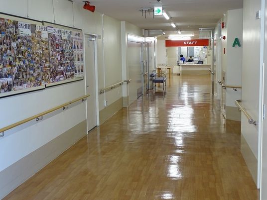 広い廊下