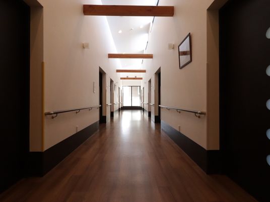 広々とした廊下