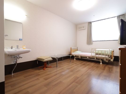 清潔な居室の一角