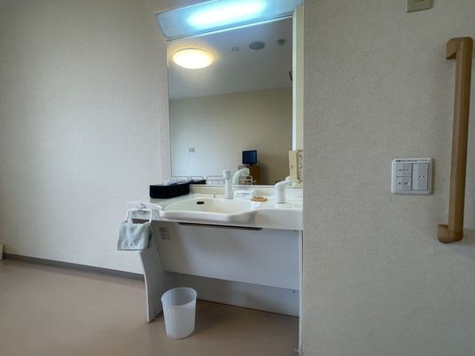 機能的な洗面台