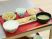 温かい食事のトレイ