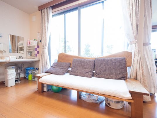 居心地の良い居室の一角